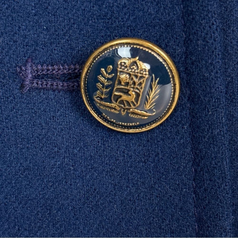 Vintage Pendleton Navy Wool 2 Button Collegiate B… - image 2